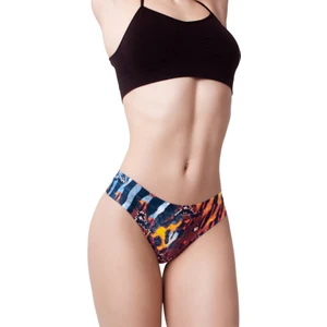 Mememe Fashion Kadın Çok Renkli Dikişsiz Izsiz Tanga Külot