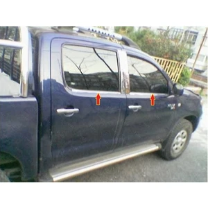 Ebal Oto Toyota Hilux Krom Cam Çıtası 4 Prç. 2006 Üzeri P. Çelik