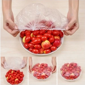 Tek Kullanımlık Yemek Kase Örtüsü - Plastik Örtücü