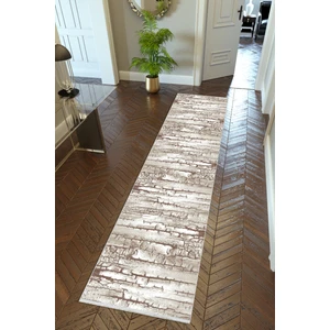 10 Post Online Yolluk Banyo Paspası Taş Desenli Gri Kahverengi Kaymaz Kesme Yıkanabilir Ince Koridor Halısı