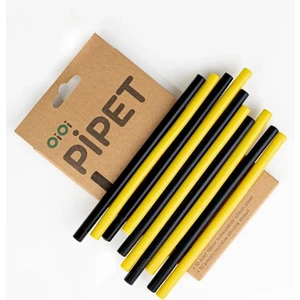 Silikon Pipet 10'lu - Siyah/Sarı