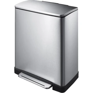 Çöp Kovası Pedallı Paslanmaz E-Cube 12 Lt