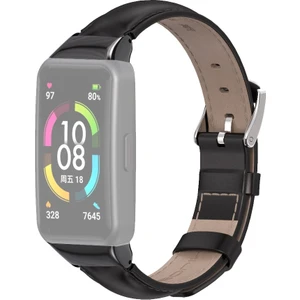 Huawei Band 6 / Honor Band 6 Için Deri Kordon (Yurt Dışından)