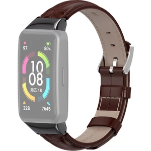 Huawei Band 6 / Honor Band 6 Için Deri Kordon (Yurt Dışından)