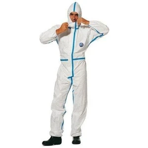 Tek Kullanimlik Tulum Kapşonlu Şeri̇tli̇ 1 Adet Beyaz Beden 2