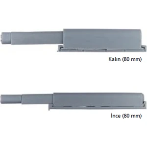 Mıknatıslı Kapak Itici Plastik 13 mm  ( Kalın Gri )