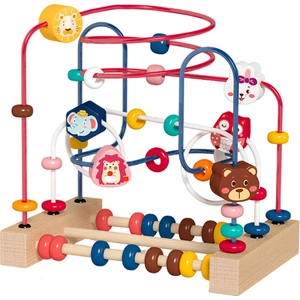 Dolity Boncuk Labirent Oyuncaklar Souptoys Eğitim Çocuk Dikkat Bebek Doğum Günü Hediyesi Hayvanlar Için  (Yurt Dışından)