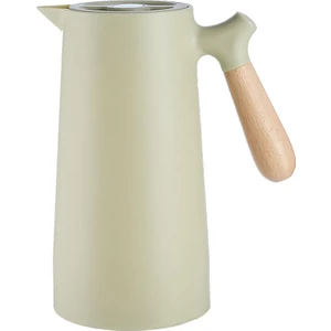 1L Termal Yalıtım Cam Astarlı Sıcak Su Şişesi  - Yeşil (Yurt Dışından)