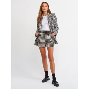 6847 Kazayağı Blazer Ceket-Siyah