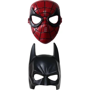 Marvel Maske Seti 2'li, Örümcek Adam ve Batman Maskesi oyuncak