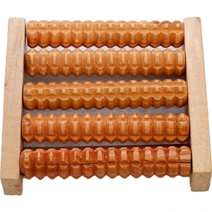 Als Ahşap El Masaj, Ayak Masaj Aleti, 5 Dönerli Ahşap Yapı