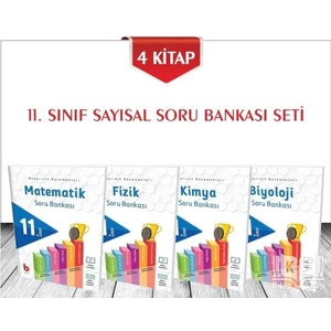 Basamak Yayınları 11. Sınıf Sayısal Soru Bankası Seti 4 Kitap Basamak Yayınları