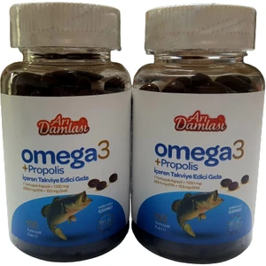 Arı Damlası Omega 3 Propolisli Softjel 1330 Mg 100'LÜ X2