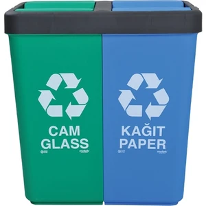 Geri Dönüşüm Çöp Kovası Cam Kağıt