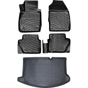 Ford Fiesta 2013-2018 3D Paspas+Bagaj Havuzu Seti