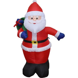 Noel Eve Ev Bahçesi Için Noel Şişme Noel Baba Süsler (Yurt Dışından)