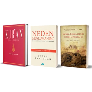 Kur'an Meal-Tefsir & Neden Müslümanım & Kur'an Kıssalarının Tarihi Gerçekliği 3 Kitap Set