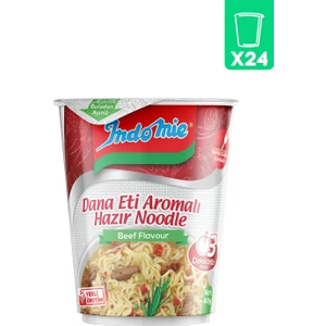 24'lü Dana Eti Aromalı Hazır Noodle Bardak