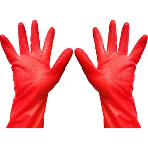 Tyson Plastik Eldiven Kırmızı