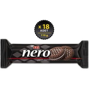 Nero Kakaolu Bisküvi 110 g x 18 Adet