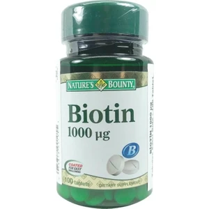 Nature's Bounty Biotin 1000 Mg 100 Tablet