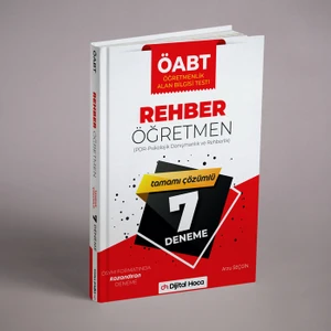 Dijital Hoca Akademi 2022 Öabt Rehber Öğretmenliği Tamamı Çözümlü 7 Deneme