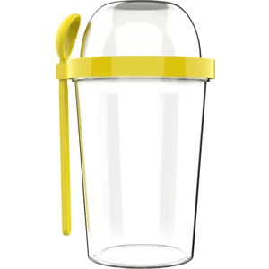 Capsule 450 ML + 100 ML  Granola Atıştırmalık Kabı - Sarı