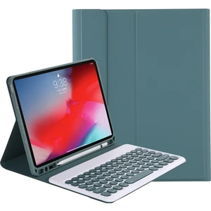 YT098B iPad Air Için Bluetooth Klavye Kılıfı 4 10.9 Inç (2020) Koyu Yeşil (Yurt Dışından)