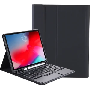 YT098B-A Bluetooth Klavye Kılıfı Için iPad Air 4 10.9 Inç (2020) Siyah (Yurt Dışından)