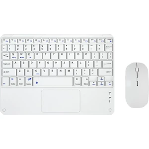 871 Taşınabilir Kablosuz Bluetooth Klavye + Fare Seti Beyaz + Fare (Yurt Dışından)