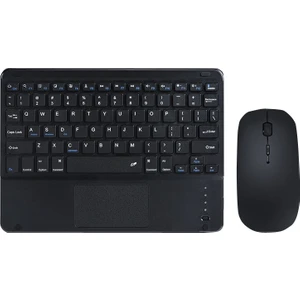 871 Taşınabilir Kablosuz Bluetooth Klavye + Fare Seti Siyah + Fare (Yurt Dışından)