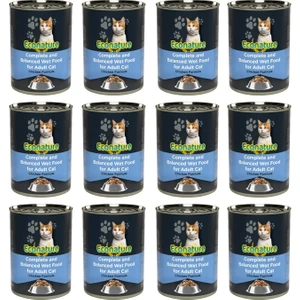 Yetişkin Tavuk Etli Kedi Konserve Maması 400 Gram x 12'li