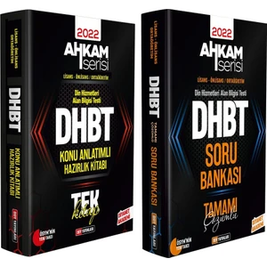 Ddy Yayınları Dhbt Ahkam Serisi Tüm Adaylar Konu Anlatımı ve Soru Bankası 2li Set