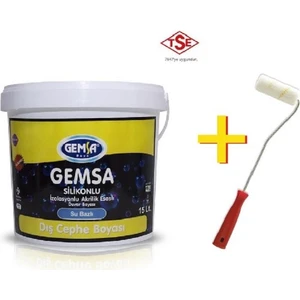 Gemsa Silikonlu Dış Cephe Boyası Su Bazlı 1 kg Leylak