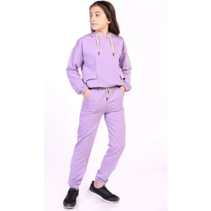 Toontoy Kids Toontoy Kız Çocuk Cepli Armalı Eşofman Takım
