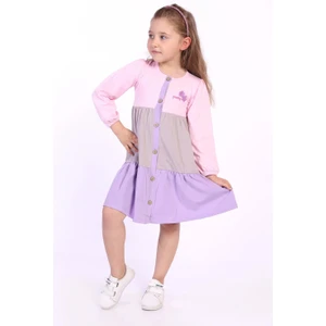 Toontoy Kids Toontoy Kız Çocuk Göğsü Pretty Nakışlı Elbise