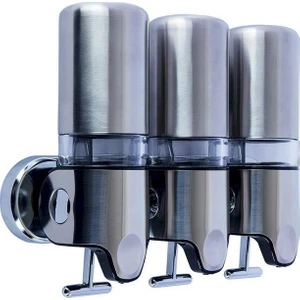 Sıvı Sabunluk Üçlü 450 ml X3 Mat Paslanmaz Çelik 3052 0003