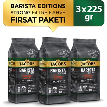 Fırsat Barista Filtre Fiyatı Editions Jacobs Strong Kahve Paketi