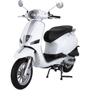 Mondial 50 Wing Motorsiklet Beyaz 49,6 cc Tek Silindir 2,5 Kw Güçle Otomatik