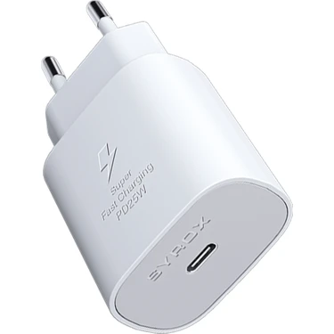 Syrox PD25B 25W Pd 3A Type-C Çıkışlı Şarj Adaptörü (Başlık)
