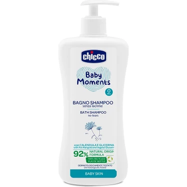 Chicco Baby Moments Doğal Saç ve Vücut Şampuanı