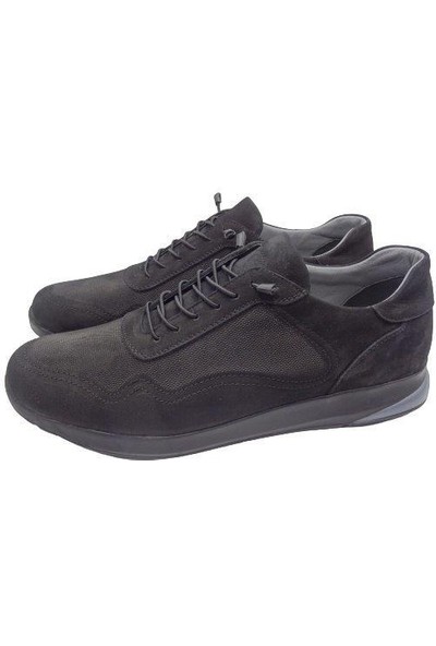 King Shoes Büyük Numara Spor Ayakkabı TRD4384 Siyah