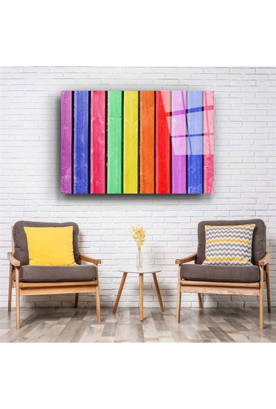Aras Glass Art Renkler 4 Cam Tablo