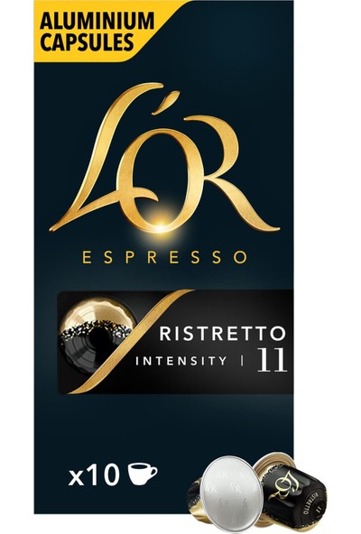 L'or - Kapsül Tanışma Paketi - Nespresso Uyumlu 50 Adet Alüminyum Kapsül Kahve