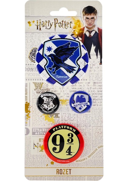 Harry Potter Ravenclaw Rozet4 Adet