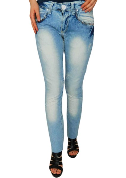Kadın Jean Pantolon 3233-0151