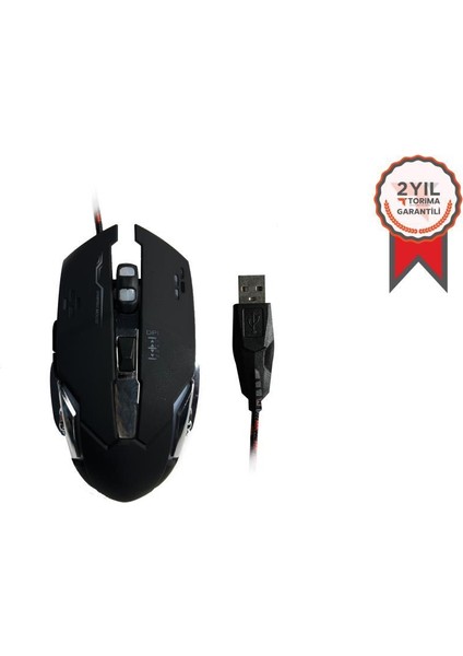 Tm-02 2.4 Ghz Kablolu Mouse Siyah