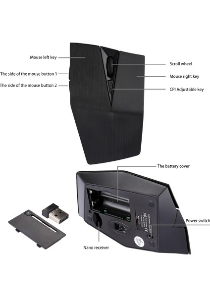 2.4 Ghz USB 1200 Dpı Kablosuz Optik Fare (Yurt Dışından) fırsatları