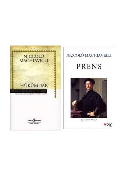 Hükümdar – Prens - Niccolo Machiavelli 2 Kitap Set