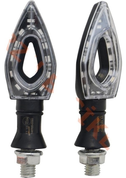 RT-072 LED SİNYAL [SARI IŞIK] [TAKIM] SİYAH